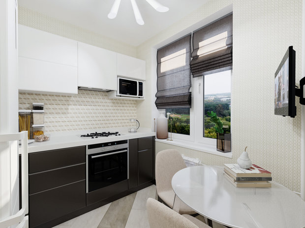 Фото из портфолио Квартира на Планерной 44 кв.м – фотографии дизайна интерьеров на INMYROOM