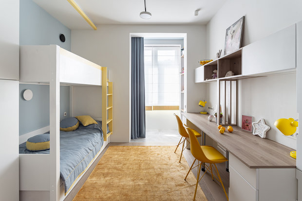 Фотография: Детская в стиле Современный, Минимализм, Квартира, Проект недели, Москва, 3 комнаты, Более 90 метров, Светлана Гальченко – фото на INMYROOM