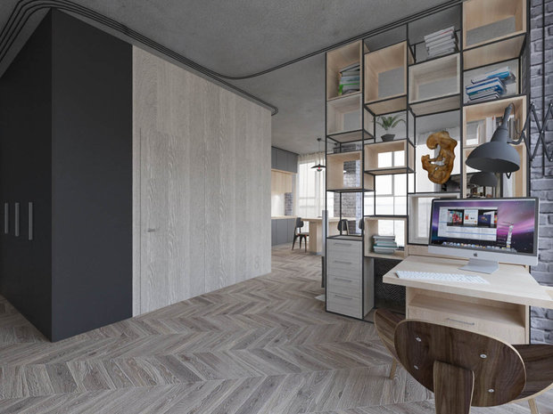 Фото из портфолио Холостяцкий лофт – фотографии дизайна интерьеров на INMYROOM