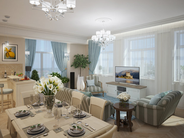 Фото из портфолио гостиная классика – фотографии дизайна интерьеров на INMYROOM