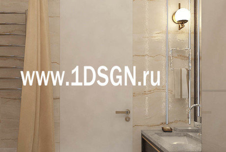 Дизайн интерьера Ванная в квартире ЖК "Спасский мост" г. Красногорск