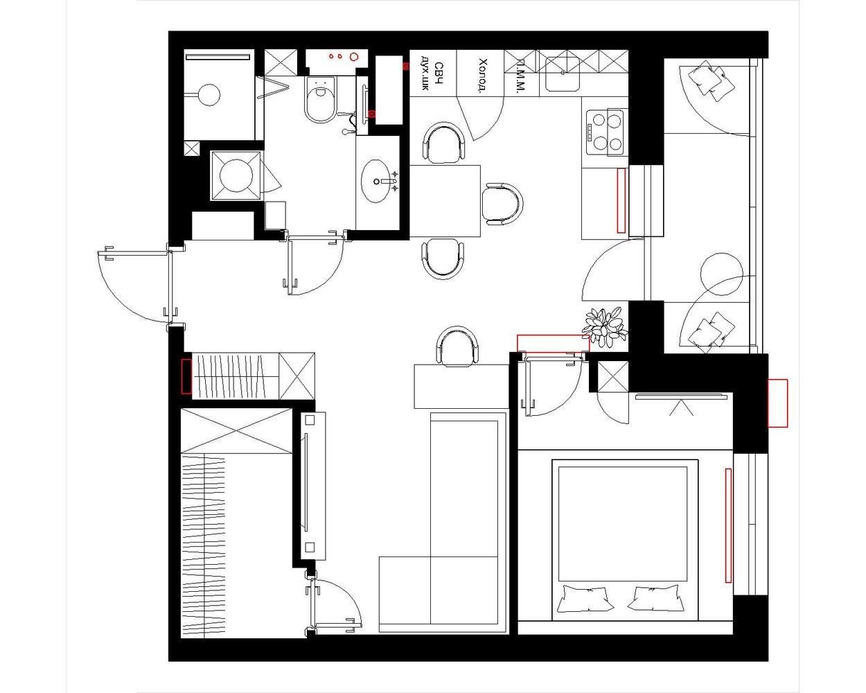 Фотография: Планировки в стиле , Квартира, Проект недели, Санкт-Петербург, Виктория Малышева, VMGroup, 2 комнаты, 40-60 метров, Монолитно-кирпичный, ЖК Самоцветы – фото на INMYROOM Фотография: Планировки в стиле , Квартира, Проект недели, Санкт-Петербург, Виктория Малышева, VMGroup, 2 комнаты, 40-60 метров, Монолитно-кирпичный, ЖК Самоцветы – фото на INMYROOM