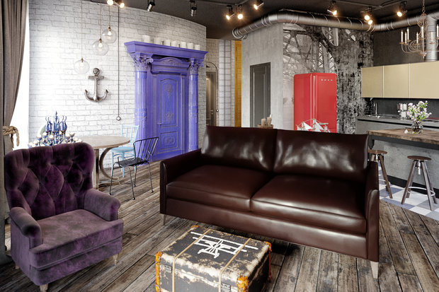 Фото из портфолио Заводной апельсин – фотографии дизайна интерьеров на INMYROOM