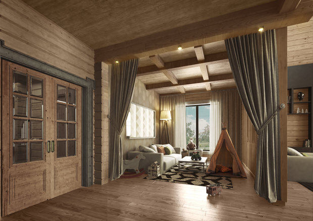 Фото из портфолио Стиль шале – фотографии дизайна интерьеров на INMYROOM