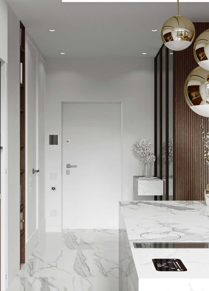 Фотография: Кухня и столовая в стиле Современный, Квартира, Проект недели, Минск, 3 комнаты, 60-90 метров, Ирина Горячко, Mood Interior – фото на INMYROOM Фотография: Кухня и столовая в стиле Современный, Квартира, Проект недели, Минск, 3 комнаты, 60-90 метров, Ирина Горячко, Mood Interior – фото на INMYROOM