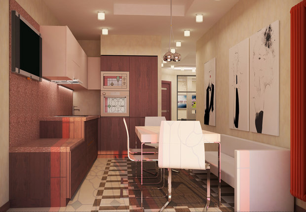 Фото из портфолио От двойки к тройке – фотографии дизайна интерьеров на INMYROOM