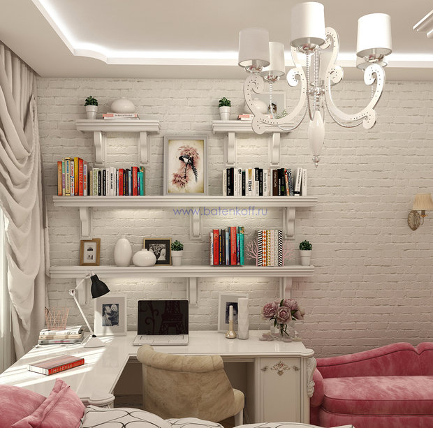 Фото из портфолио Дизайн проект детской комнаты в стиле современной классики. Москва. Мичуринский  – фотографии дизайна интерьеров на InMyRoom.ru