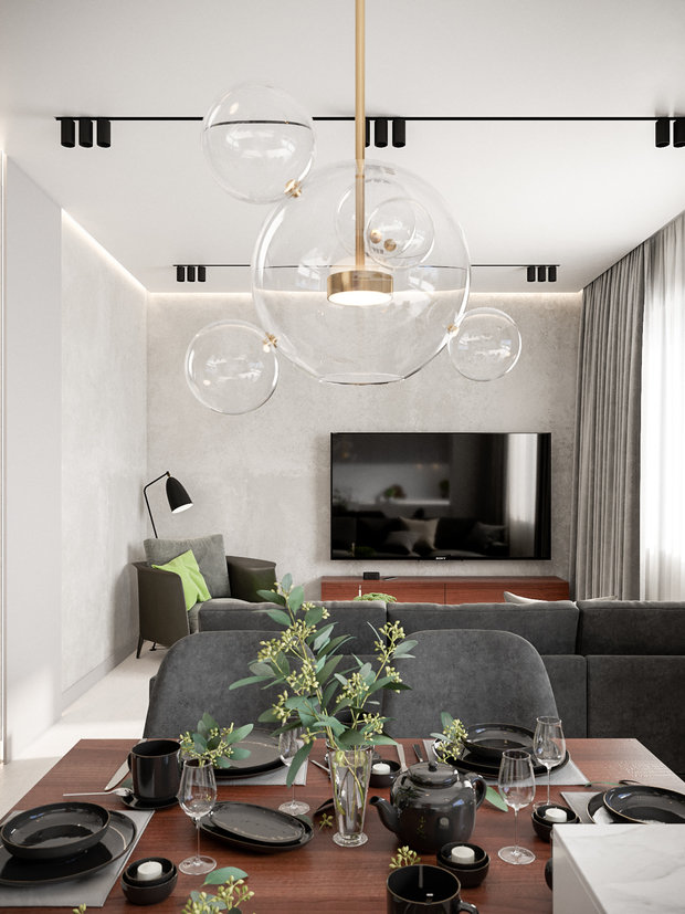 Фото из портфолио Бетон и мрамор – фотографии дизайна интерьеров на INMYROOM