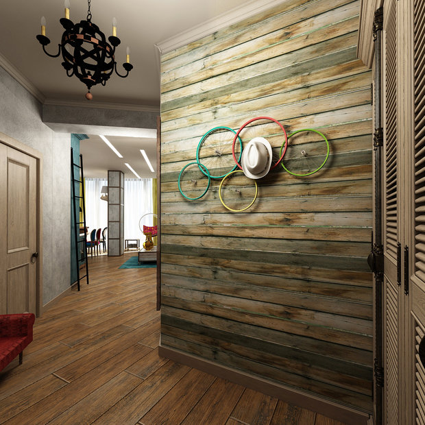 Фото из портфолио Квартира «Бодрящий мохито», лофт с классическими элементами – фотографии дизайна интерьеров на INMYROOM