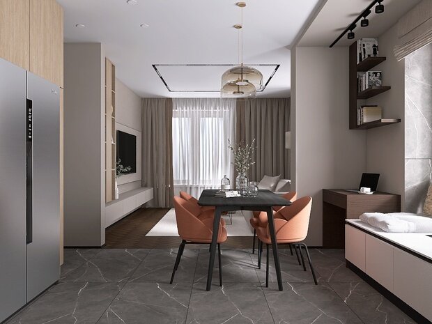 Фото из портфолио ЖК Рафинад – фотографии дизайна интерьеров на INMYROOM