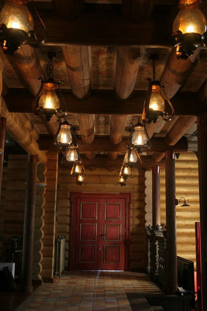 Фото из портфолио Деревянный дом 550 кв.м. в русском стиле – фотографии дизайна интерьеров на INMYROOM