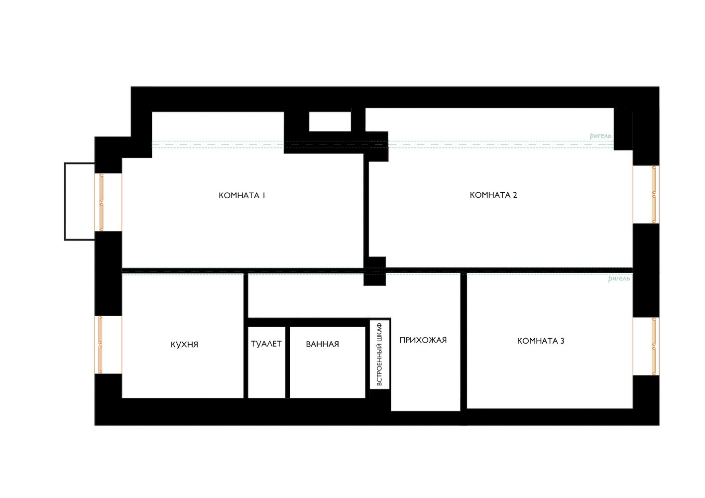Фотография: Планировки в стиле , Квартира, Проект недели, Москва, Сталинка, Алена Юдина, 3 комнаты, 60-90 метров – фото на INMYROOM Фотография: Планировки в стиле , Квартира, Проект недели, Москва, Сталинка, Алена Юдина, 3 комнаты, 60-90 метров – фото на INMYROOM