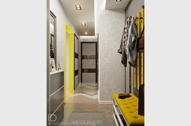 Фото из портфолио СОВРЕМЕННЫЙ ИНТЕРЬЕР В ЖК ГРАНД ПАРК, 72 м² – фотографии дизайна интерьеров на INMYROOM