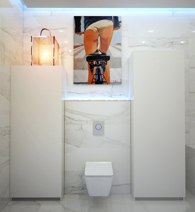 Фото из портфолио Дизайн проект ванной комнаты – фотографии дизайна интерьеров на INMYROOM