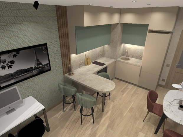 Фото из портфолио ЖК Преображение – фотографии дизайна интерьеров на INMYROOM