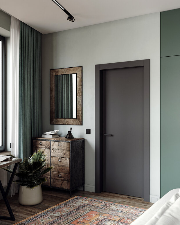 Фотография: Кабинет в стиле Лофт, Скандинавский, Современный, Малогабаритная квартира, Квартира, Проект дня, Москва, 2 комнаты, 40-60 метров, Екатерина Быковская – фото на INMYROOM