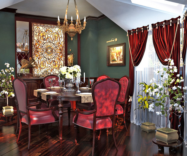 Фото из портфолио Квартира в Английском стиле – фотографии дизайна интерьеров на INMYROOM