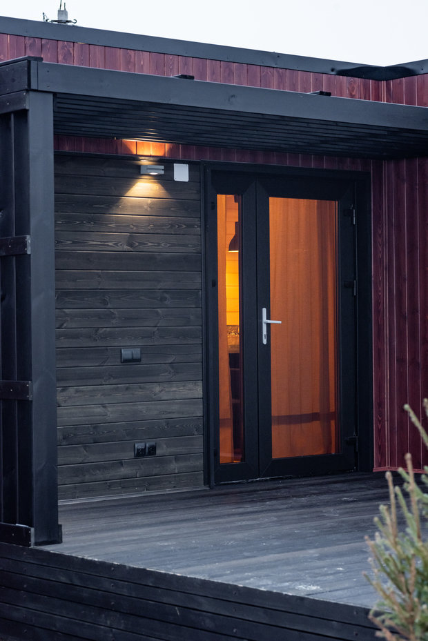 Фотография: Терраса в стиле Скандинавский, Дом, Проект недели, Дача, Дом и дача, 3 комнаты, 40-60 метров, Дарья Сергиенко, Челябинская область – фото на INMYROOM