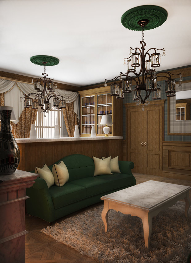 Фото из портфолио Гостиная + столовая – фотографии дизайна интерьеров на INMYROOM