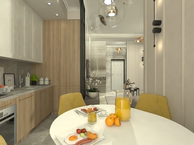 Фото из портфолио Песчаная панорама – фотографии дизайна интерьеров на INMYROOM