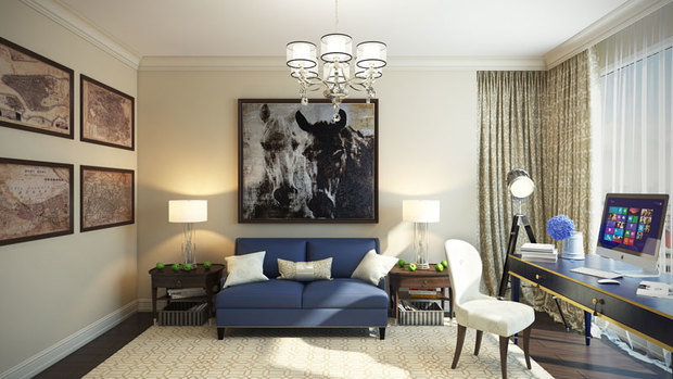 Фото из портфолио Интерьер учебной в стиле ар-деко, арт деко – фотографии дизайна интерьеров на INMYROOM