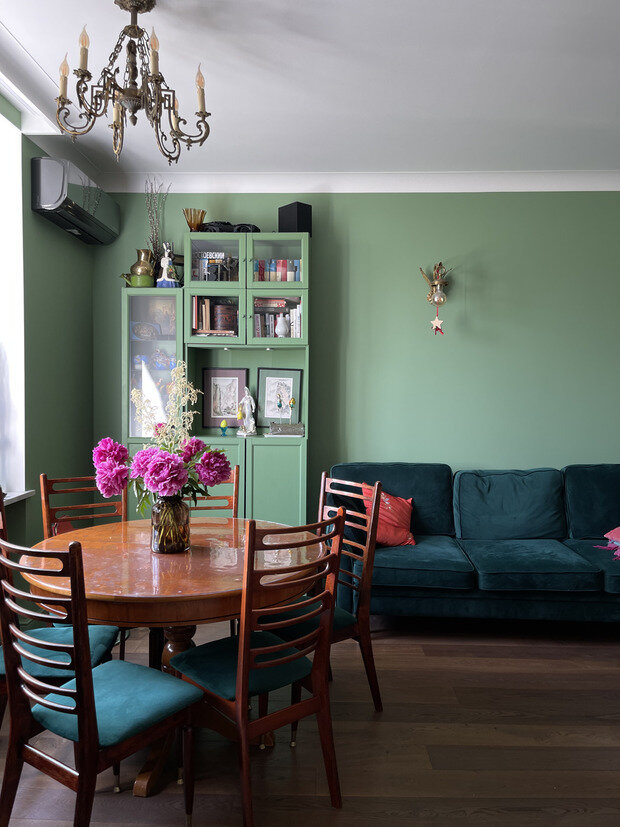 Фотография: Гостиная в стиле Прованс и Кантри, Эклектика, Винтажный, Ремонт на практике – фото на INMYROOM