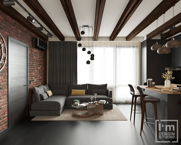 Фото из портфолио APARTMENT WITH A MEN'S CHARACTER – фотографии дизайна интерьеров на INMYROOM