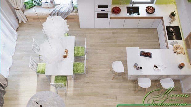 Фото из портфолио Интерьер гостиной с элементами лофт – фотографии дизайна интерьеров на INMYROOM