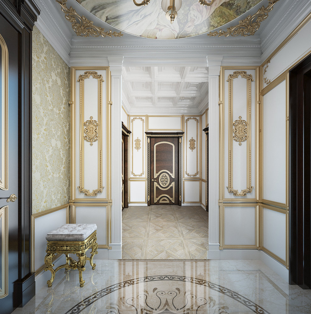 Фото из портфолио Апартаменты 154 м2 в стиле БАРОККО – фотографии дизайна интерьеров на INMYROOM Фото из портфолио Апартаменты 154 м2 в стиле БАРОККО – фотографии дизайна интерьеров на INMYROOM