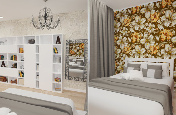 Фото из портфолио Квартира 44 кв.м. – фотографии дизайна интерьеров на INMYROOM