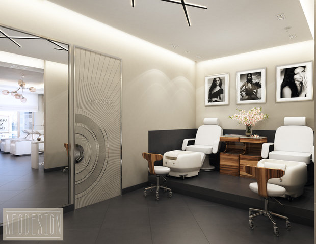 Фото из портфолио Дизайн проект салона красоты Beauty spa lounge – фотографии дизайна интерьеров на INMYROOM