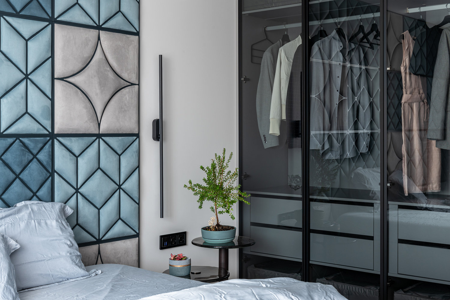 Фотография: Спальня в стиле Современный, Квартира, Проект недели, Пенза, 3 комнаты, 60-90 метров, Татьяна Королькова – фото на INMYROOM