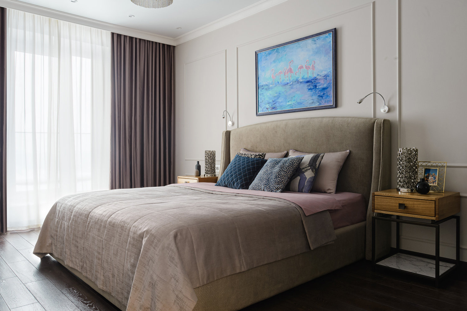 Фотография: Спальня в стиле Современный, Классический, Квартира, Проект недели, Новосибирск, 4 и больше, 60-90 метров, Art Twins Design, Тая Акулова, Глеб Скотников – фото на INMYROOM Фотография: Спальня в стиле Современный, Классический, Квартира, Проект недели, Новосибирск, 4 и больше, 60-90 метров, Art Twins Design, Тая Акулова, Глеб Скотников – фото на INMYROOM