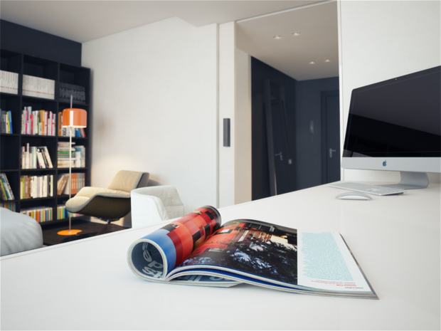 Фото из портфолио Чёрно-белая – фотографии дизайна интерьеров на INMYROOM