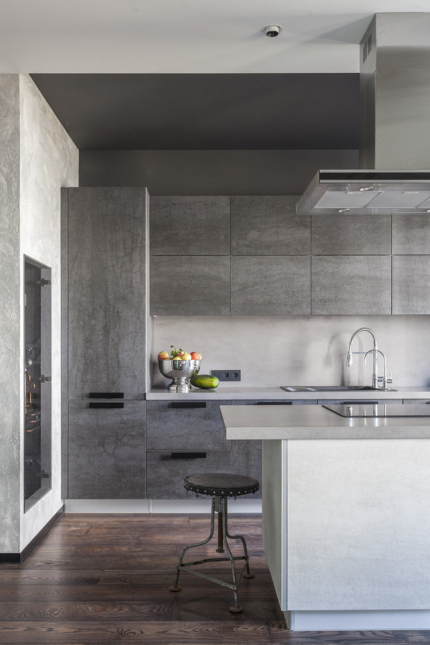 Фотография: Кухня и столовая в стиле Лофт, Гид, Наля Зотова, Bon Home Design, Ирина Большакова, LINES, PROSVIRIN DESIGN STUDIO – фото на INMYROOM