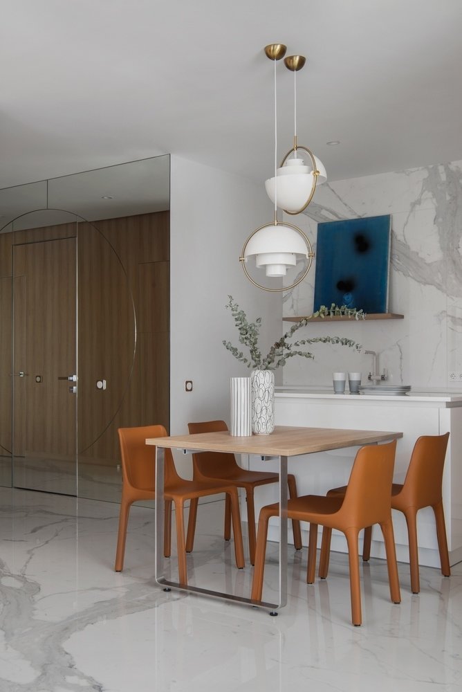 Фотография: Кухня и столовая в стиле Современный, Квартира, Минимализм, Проект недели, Москва, 4 и больше, Более 90 метров, Максим и Евгения Константиновы – фото на INMYROOM Фотография: Кухня и столовая в стиле Современный, Квартира, Минимализм, Проект недели, Москва, 4 и больше, Более 90 метров, Максим и Евгения Константиновы – фото на INMYROOM