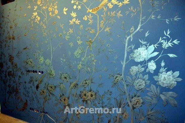 Фото из портфолио Роспись стен – фотографии дизайна интерьеров на INMYROOM