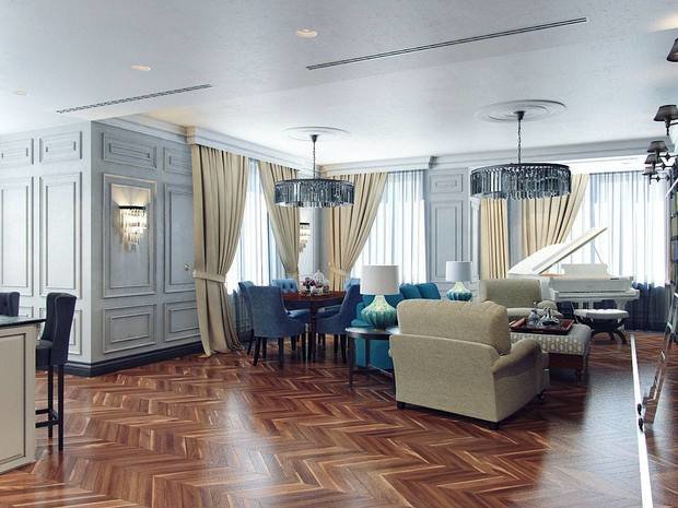 Фото из портфолио Американская классика. – фотографии дизайна интерьеров на INMYROOM