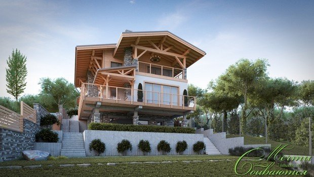 Фото из портфолио Комплекс в Хосте – фотографии дизайна интерьеров на INMYROOM