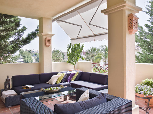 Фотография: Терраса в стиле Восточный, Квартира, Испания, Проект недели, Ксения Турик – фото на INMYROOM