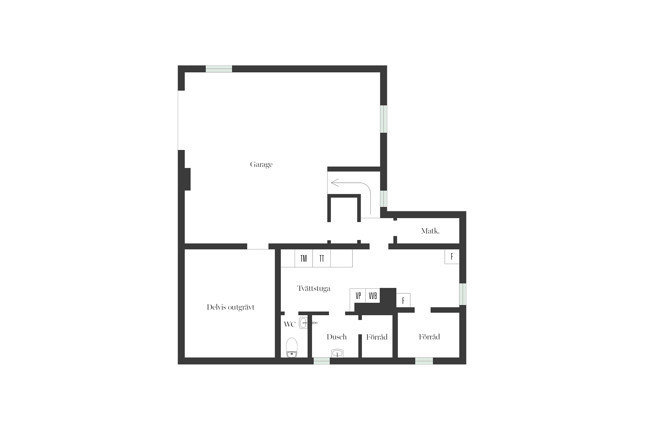 Фотография: Планировки в стиле , Скандинавский, Современный, Декор интерьера, Дом, Белый, Минимализм, Вилла, Серый, Голубой, Коричневый, 4 и больше, Более 90 метров – фото на INMYROOM