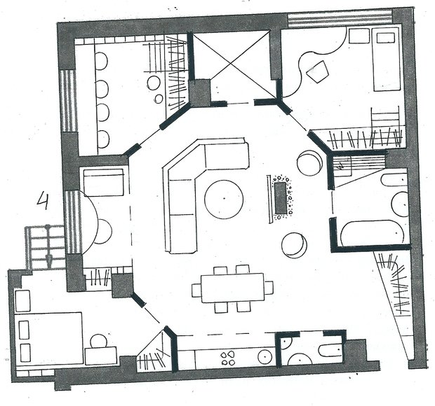 Фото из портфолио Мои перепланировки – фотографии дизайна интерьеров на INMYROOM