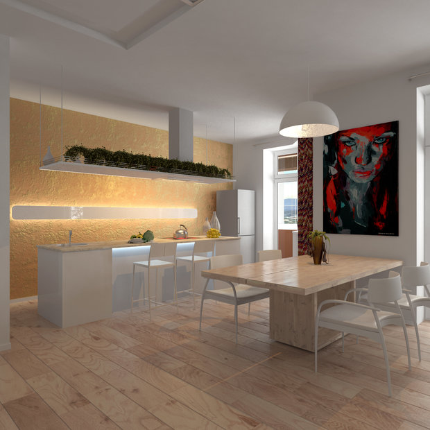 Фото из портфолио Квартира для художника – фотографии дизайна интерьеров на INMYROOM