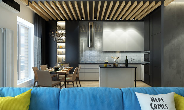 Фото из портфолио лофт гостиной – фотографии дизайна интерьеров на INMYROOM