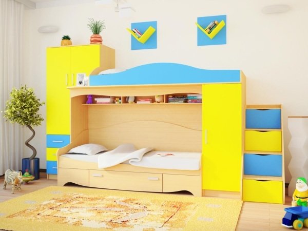 Фотография: Детская в стиле Современный, мебель в детской – фото на INMYROOM