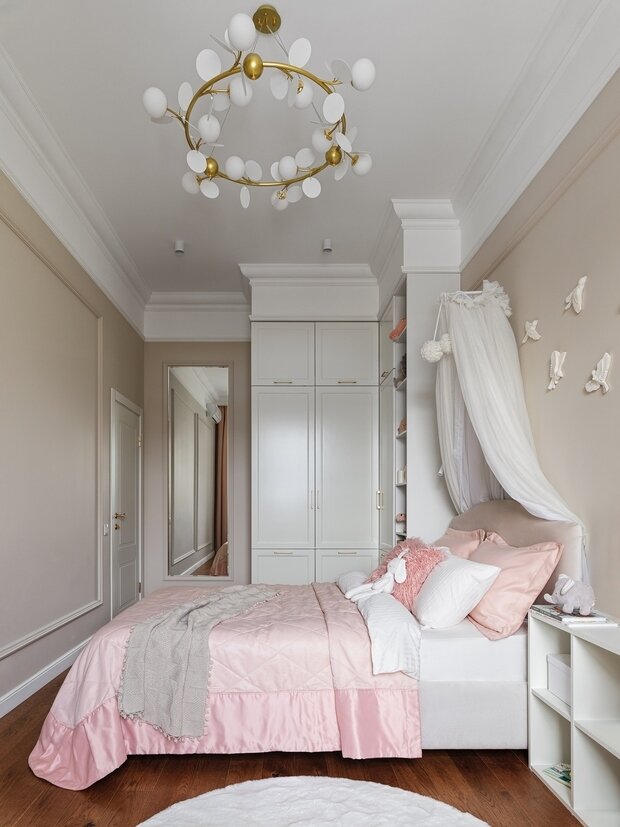 Фотография: Детская в стиле Классический, Современный, Квартира, Проект недели, Санкт-Петербург, Кирпичный дом, 4 и больше, Более 90 метров, Poplavsky group, Ольга Золотухина – фото на INMYROOM