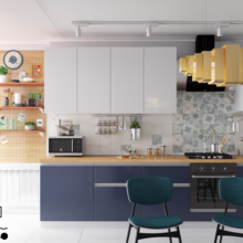Фото из портфолио Синий в интерьере. – фотографии дизайна интерьеров на INMYROOM