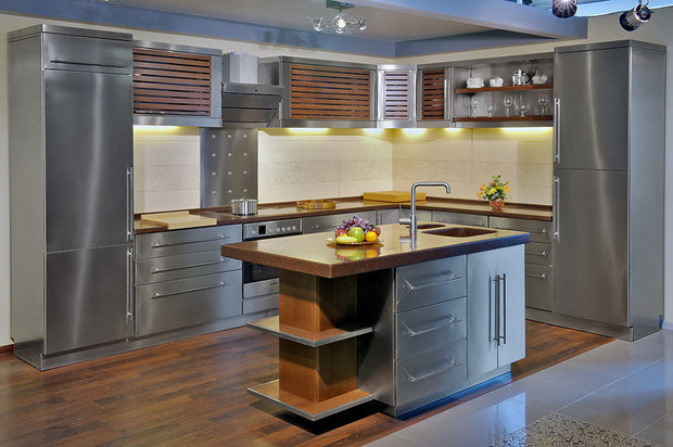 Фото из портфолио Кухни и мебель из нержавеющей стали от Awelt – фотографии дизайна интерьеров на INMYROOM
