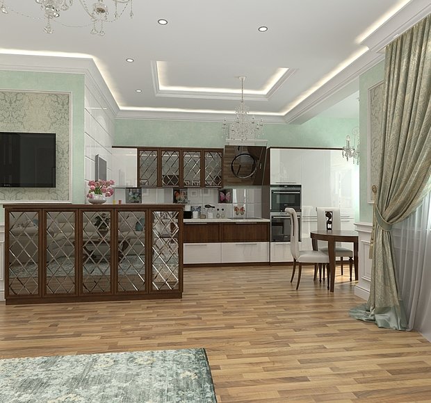 Фото из портфолио Квартира на Тимирязевской – фотографии дизайна интерьеров на INMYROOM