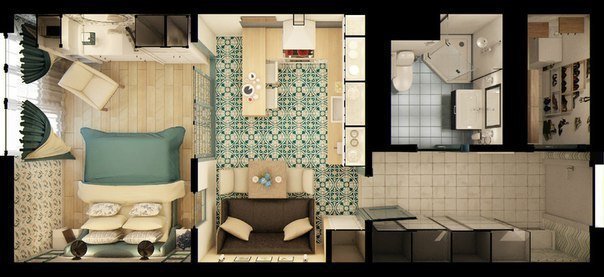 Фото из портфолио Замоскворечье – фотографии дизайна интерьеров на INMYROOM
